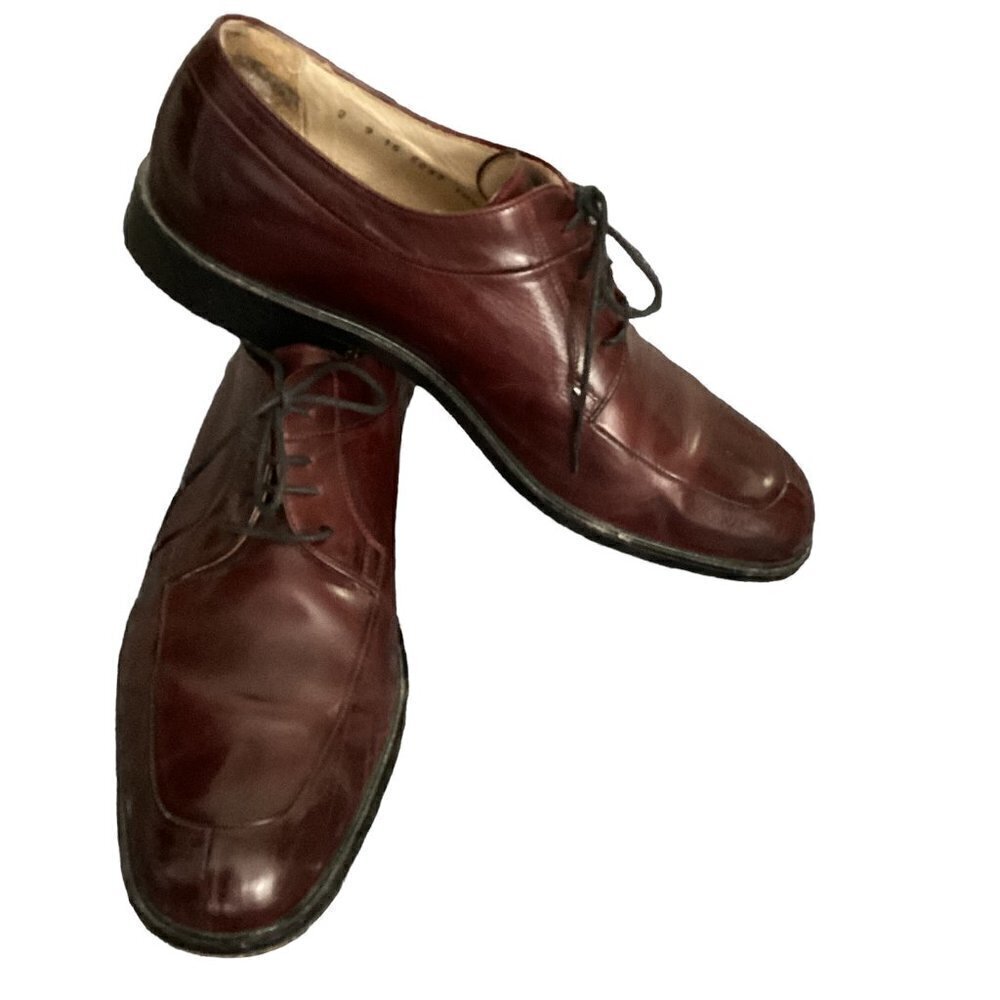 Johnston‎ & Murphy Cellini Lace-Up Leather Oxford Mens Sz 10-1/2M Cordovan #260D